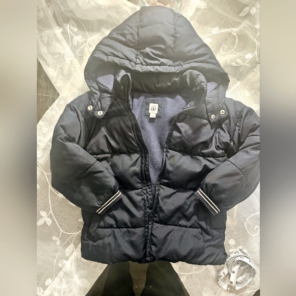 Kids GAP winter coat navy blue jacket for kiddos size 5 - Picture 1 of 6